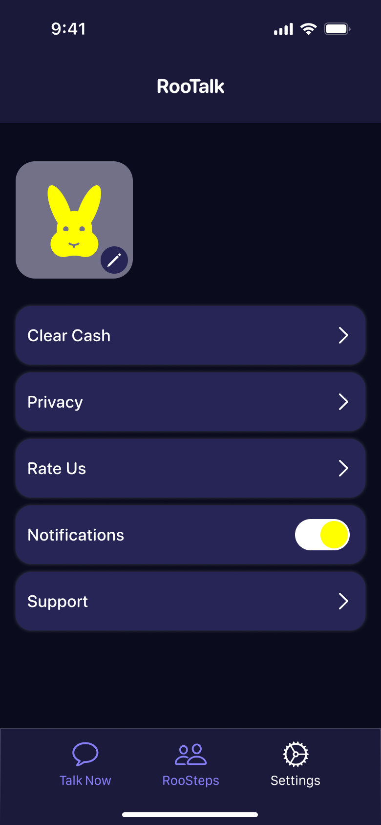 BotMomo chat screen